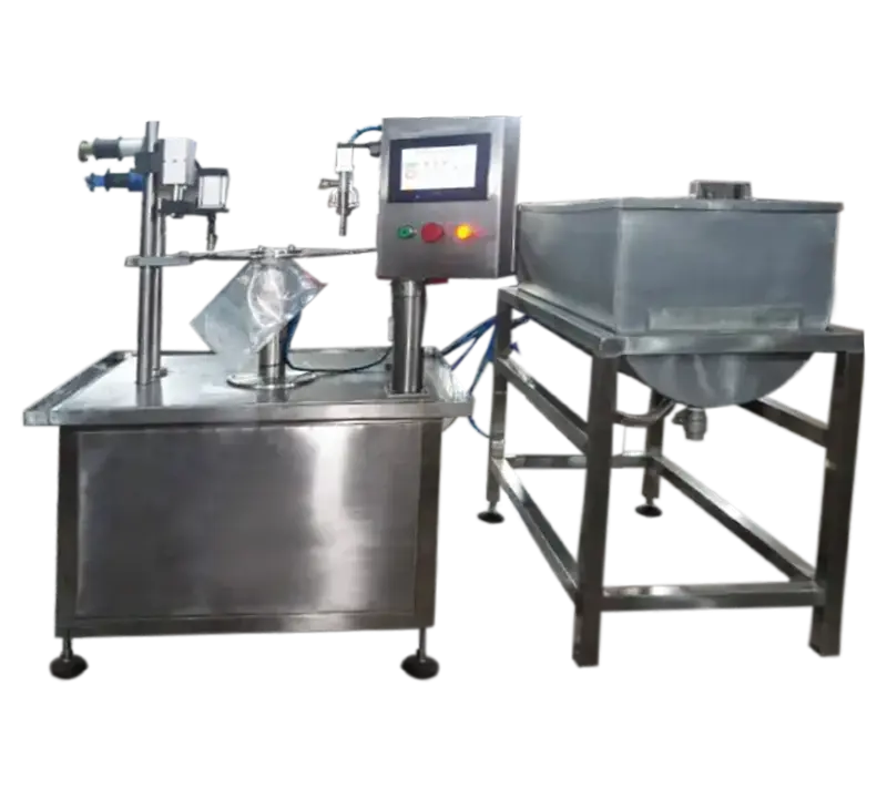 Semi Automatic Rotary filling and capping machine