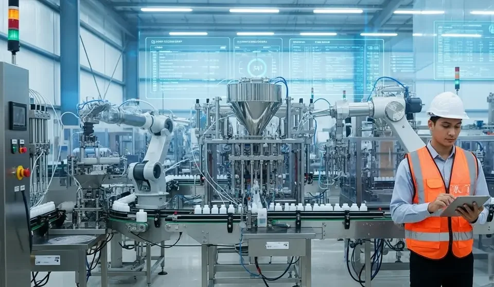 Modern packaging machines operating in Pakistan’s packaging industry.